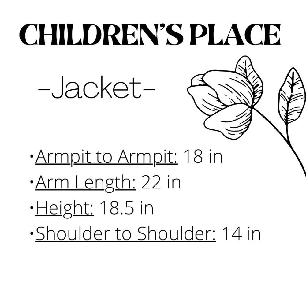 CHILDREN’S PLACE Jacket KIDS XXL Denim Jean Jacket - Picture 6 of 6